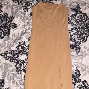 Forever 21 beige dress